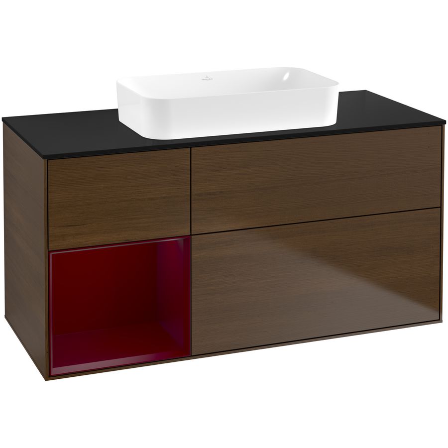 Wastafelonderkast Finion 1200x603x501mm W.Veneer G702HBGN