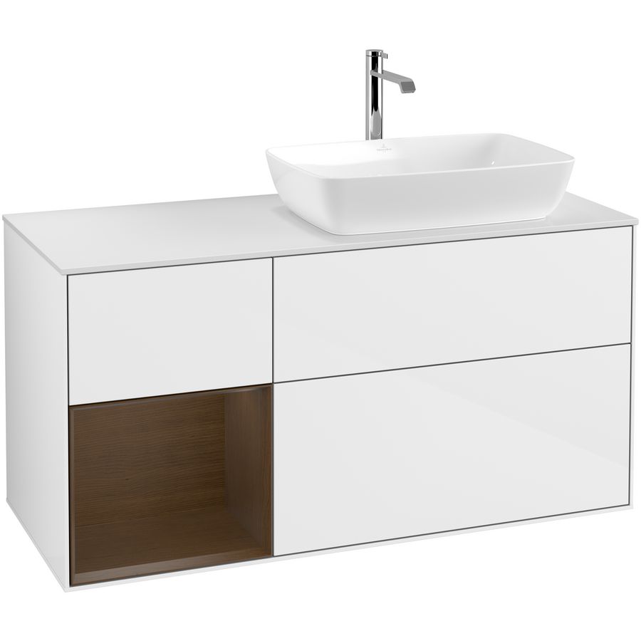 Wastafelonderkast Finion 1200x603x501mm G.White.L G801GNGF