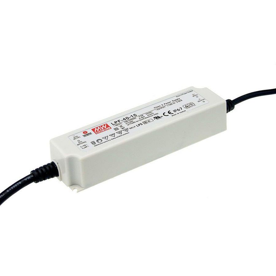 AC-DC enkele output LED driver CV+CC 40W 24V