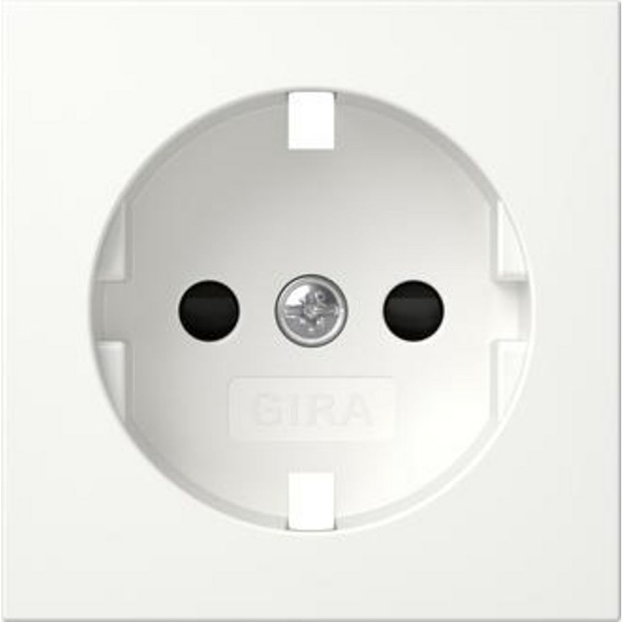 Res-onderdeel: afdekking wandcontactdoos met randaarde Safety Plus System 55