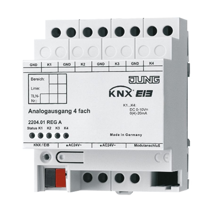 Analoge uitgang 4-voudig KNX