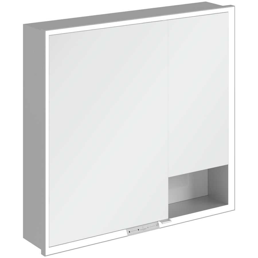 Inbouw-spiegelkast My View+ 800x750x168mm Brilliant White