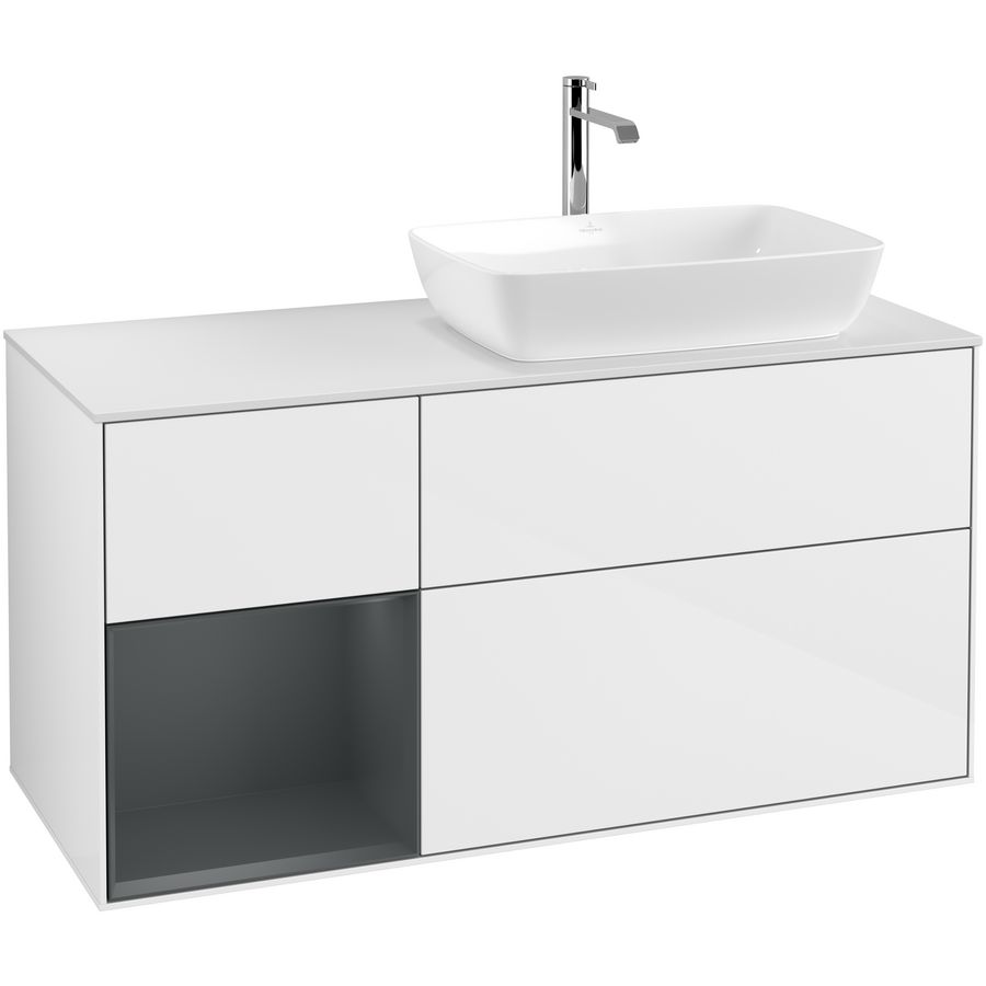 Wastafelonderkast Finion 1200x603x501mm G.White.L G801HGGF