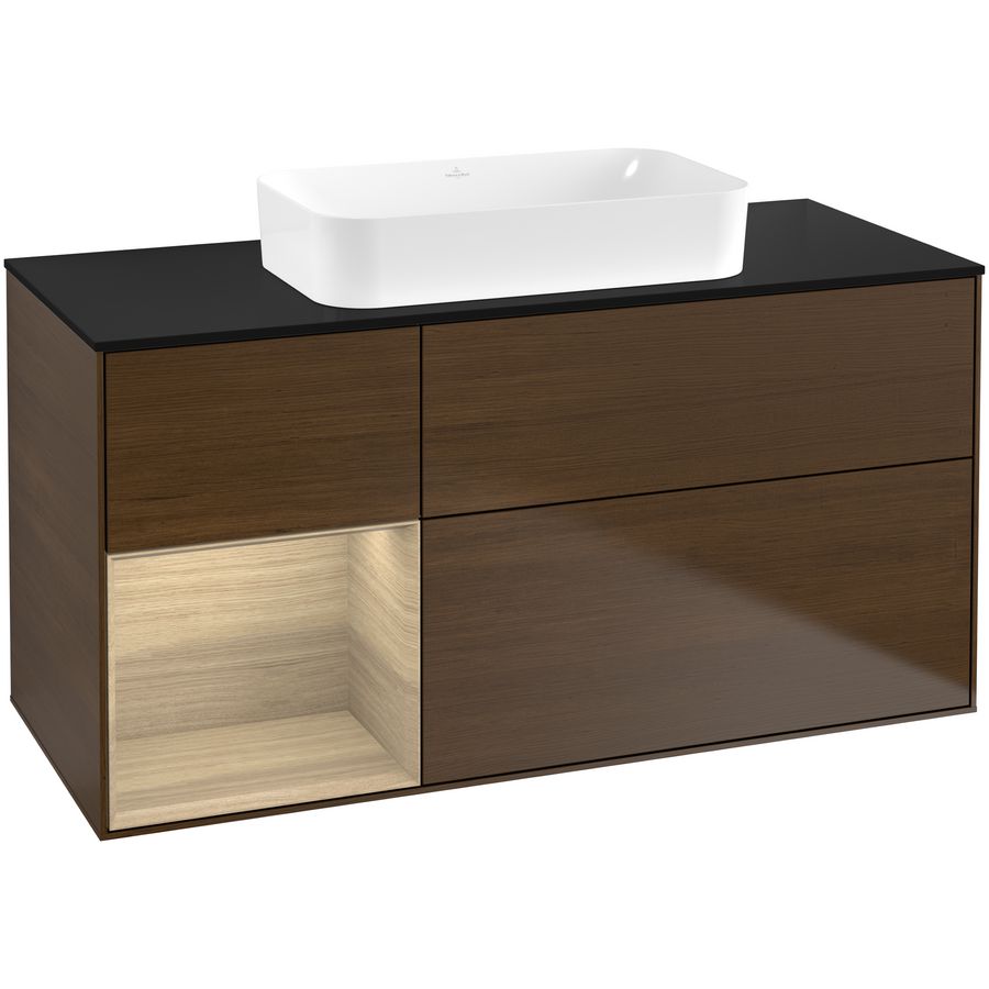 Wastafelonderkast Finion 1200x603x501mm W.Veneer G702PCGN