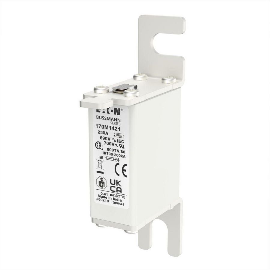 Zekering hoge snelheid 250A AC 690V 200kA 000 aR IE VVE=10