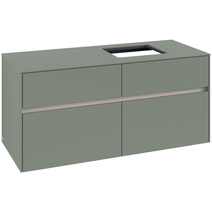 Wastafelonderkast Collaro 1200x548x500mm Soft Green C13000AF