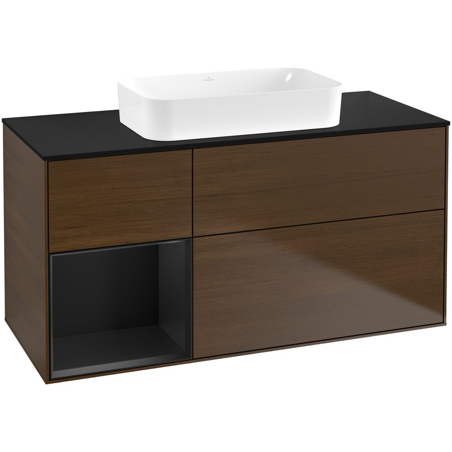 Wastafelonderkast Finion 1200x603x501mm W.Veneer G702PDGN