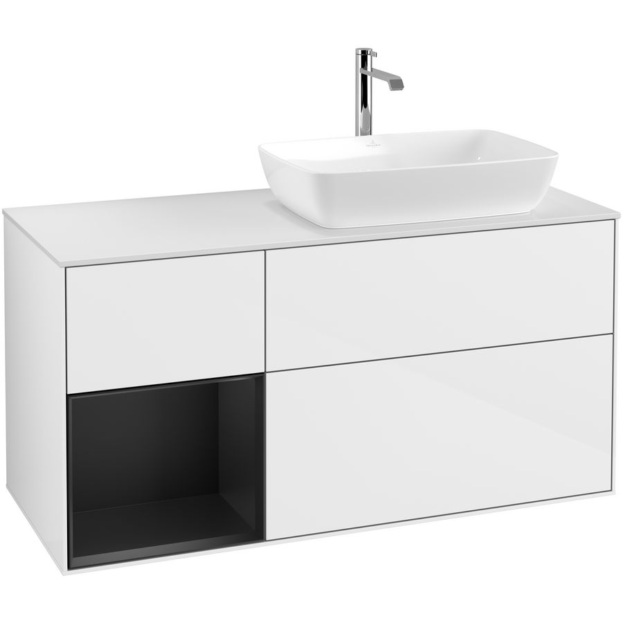 Wastafelonderkast Finion 1200x603x501mm G.White.L G801PDGF