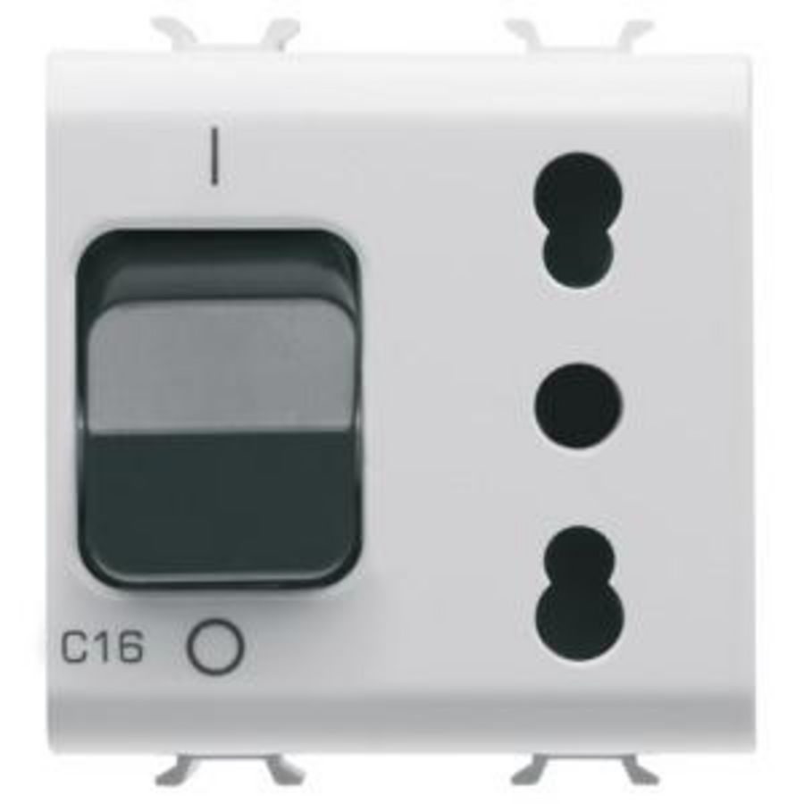 INTERLOCKED SWITCHED SOCKET-OUTLET-2P+E 16A-P17-P11-WI