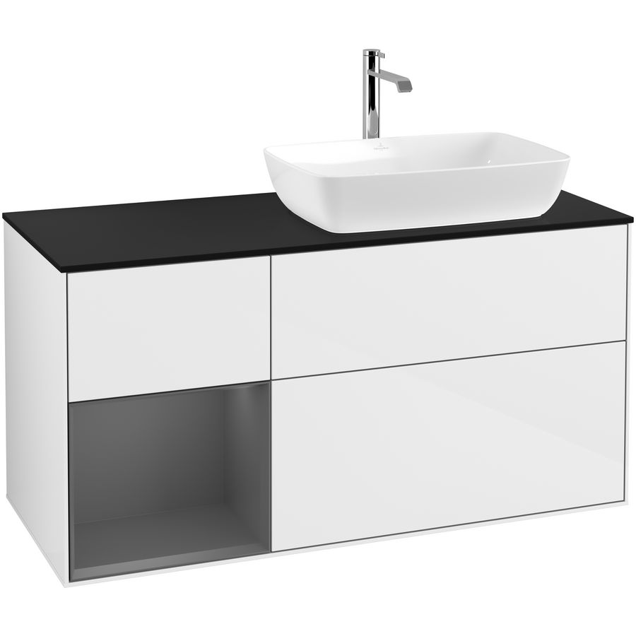 Wastafelonderkast Finion 1200x603x501mm G.White.L G802GKGF