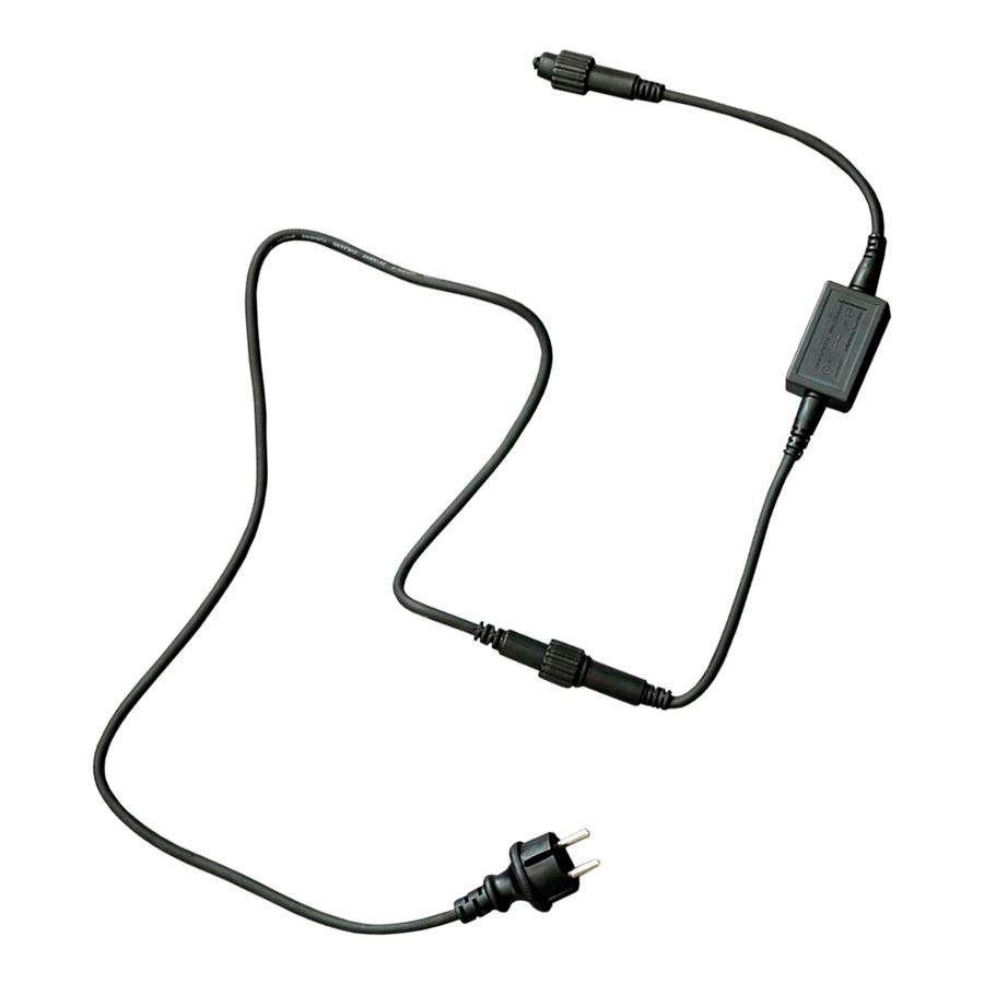 Armatuuraansluitadapter IP67 240V Max 480W 001-011 zwart