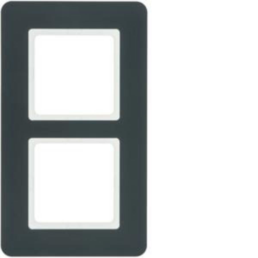 Afdekraam 2-voudig berker Q.7 antraciet soft-finish