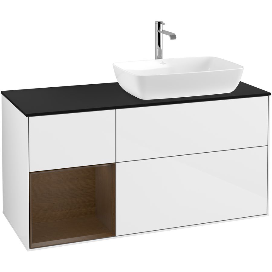 Wastafelonderkast Finion 1200x603x501mm G.White.L G802GNGF