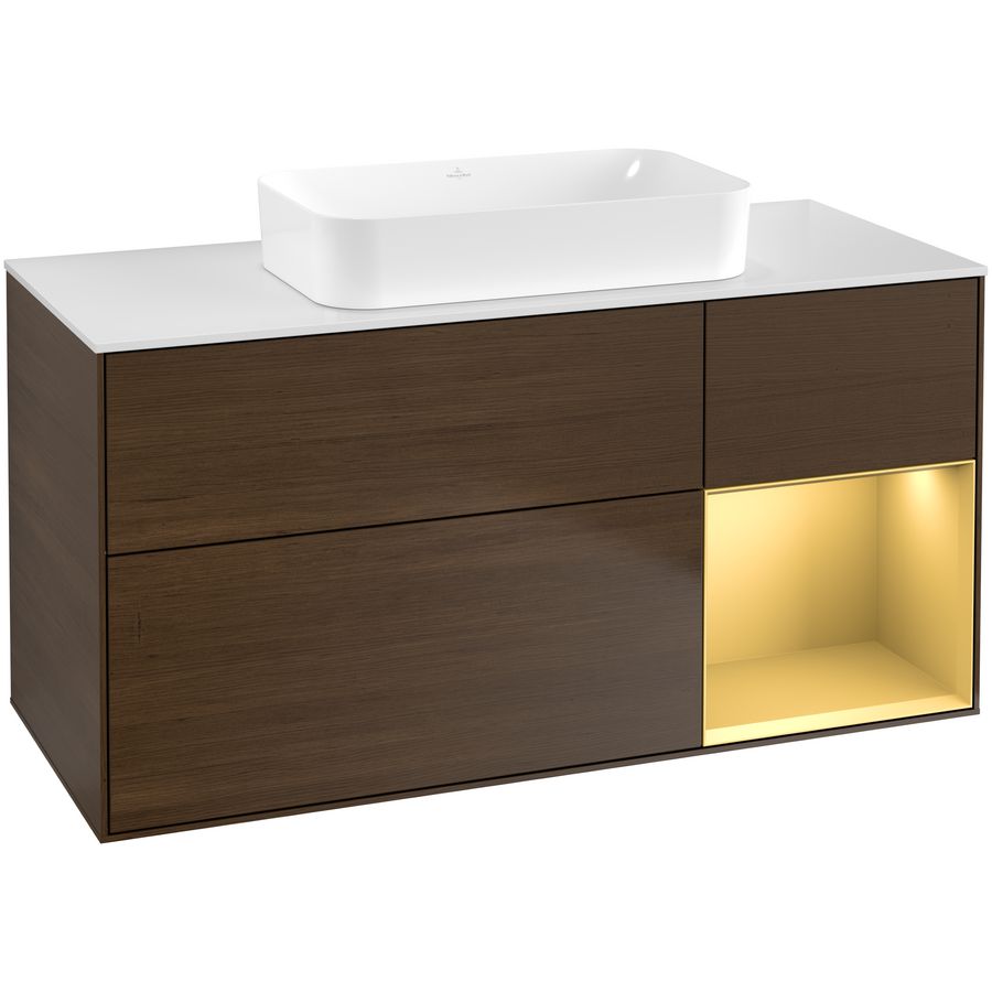 Wastafelonderkast Finion 1200x603x501mm W.Veneer G711HFGN