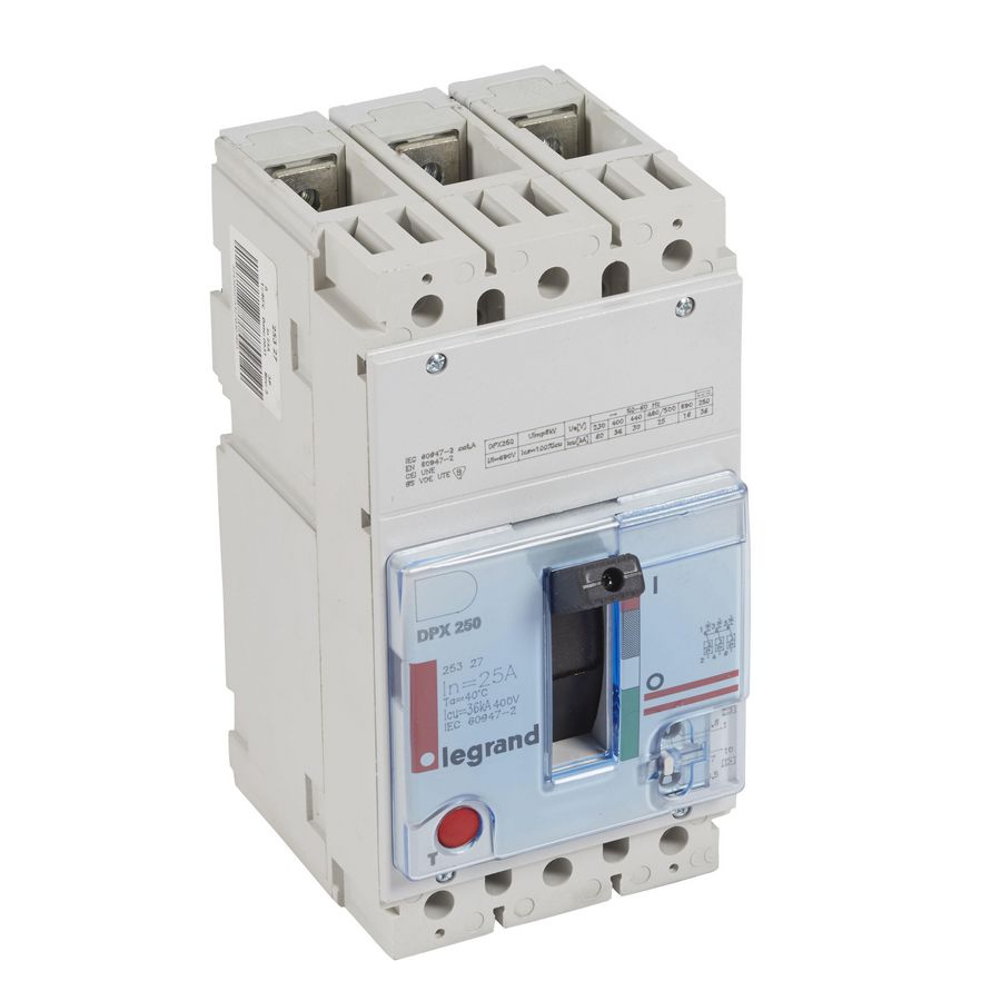 Vermogenautomaat DPX 250 3P 25A 36kA