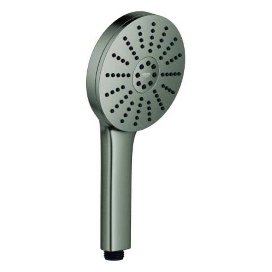 Handdouche Euphoria 120 3 straalsoorten 6,0L/min 3bar Antraciet Brushed Hard Graphite