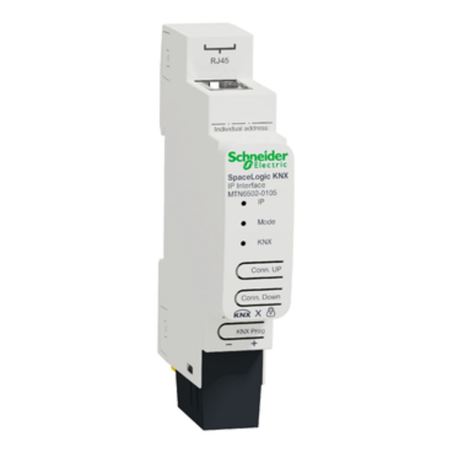IP Interface DIN-railmontage SpaceLogic SpaceLogic KNX