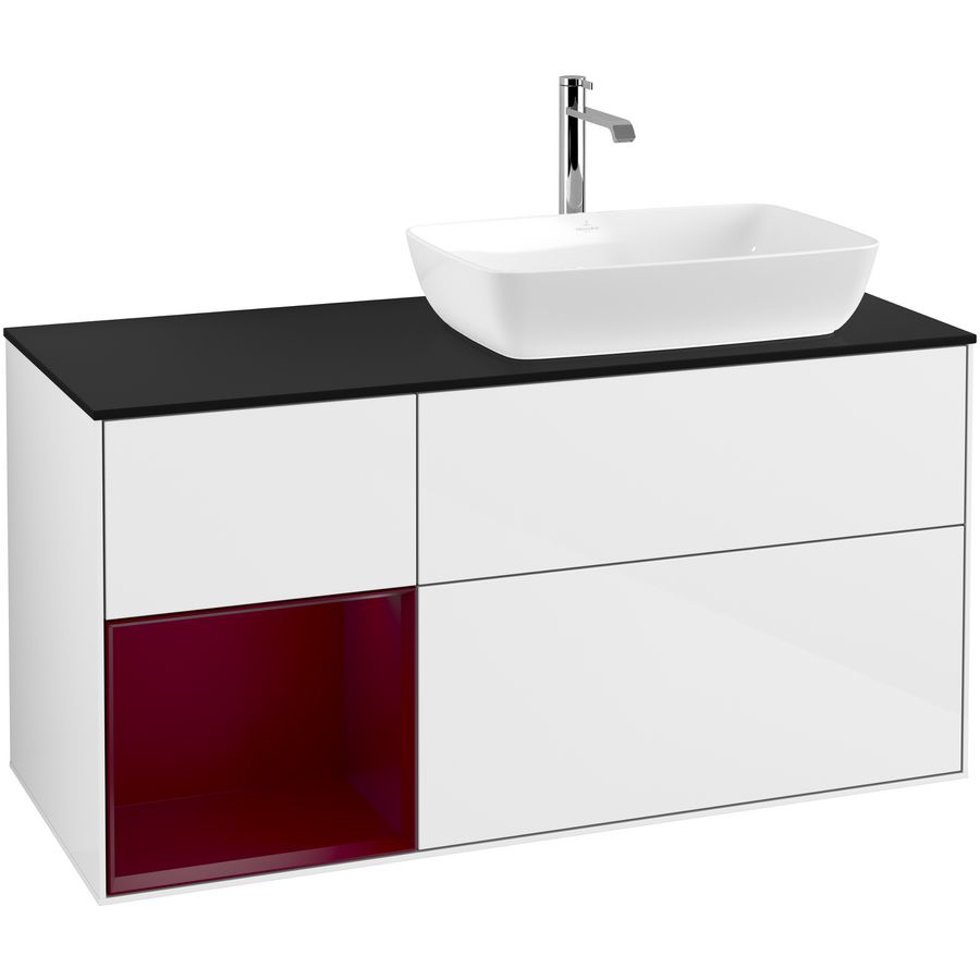 Wastafelonderkast Finion 1200x603x501mm G.White.L G802HBGF