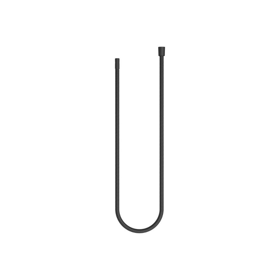 Metalen doucheslang uittrekbaar 1/2"x3/8"x1250mm Mat Zwart