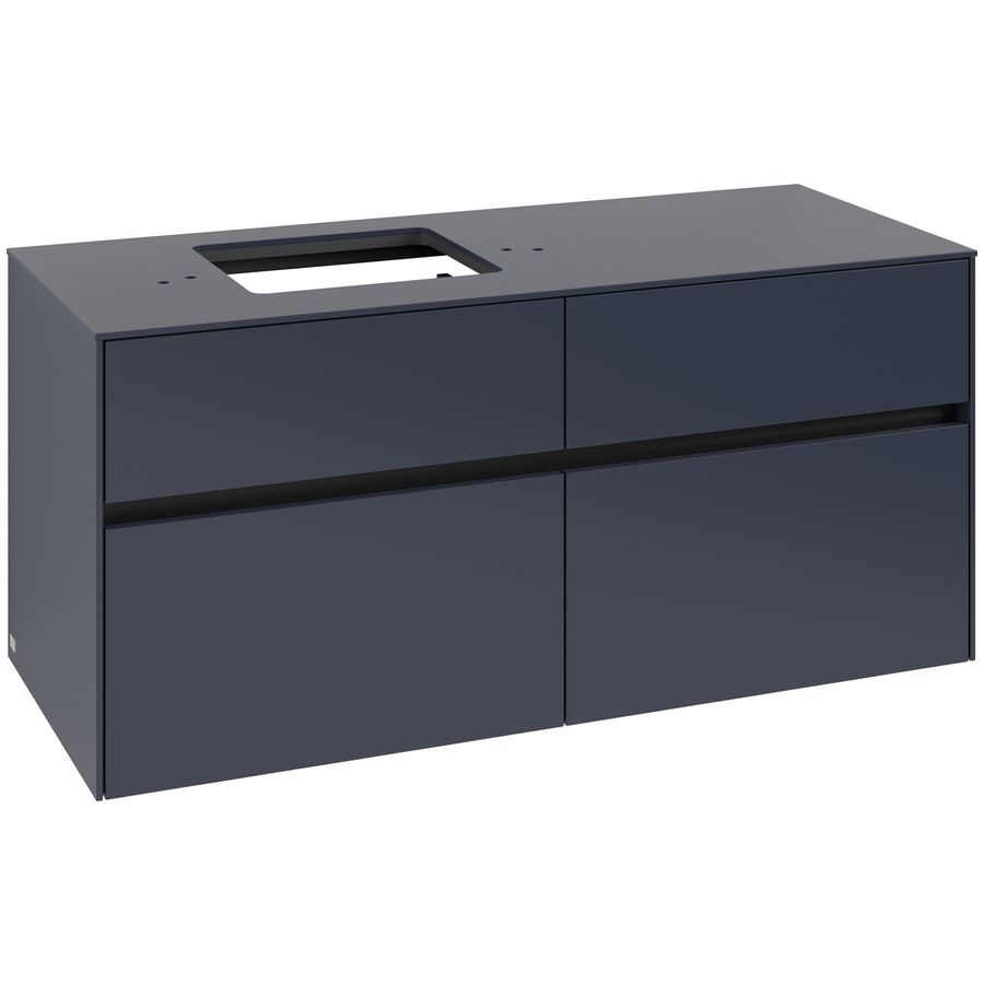 Wastafelonderkast Collaro 1200x548x500mm Marine Blue C129B0VQ
