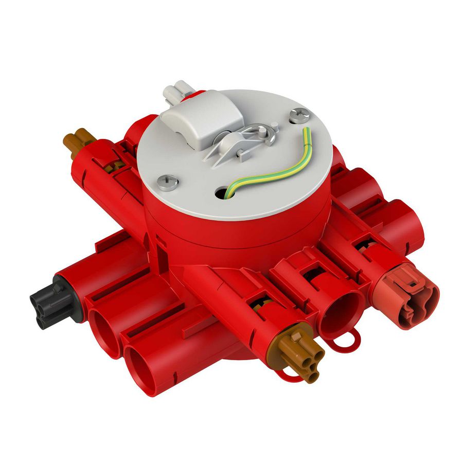 Stekerbare centraaldoos CW75-WT1-brandwerend