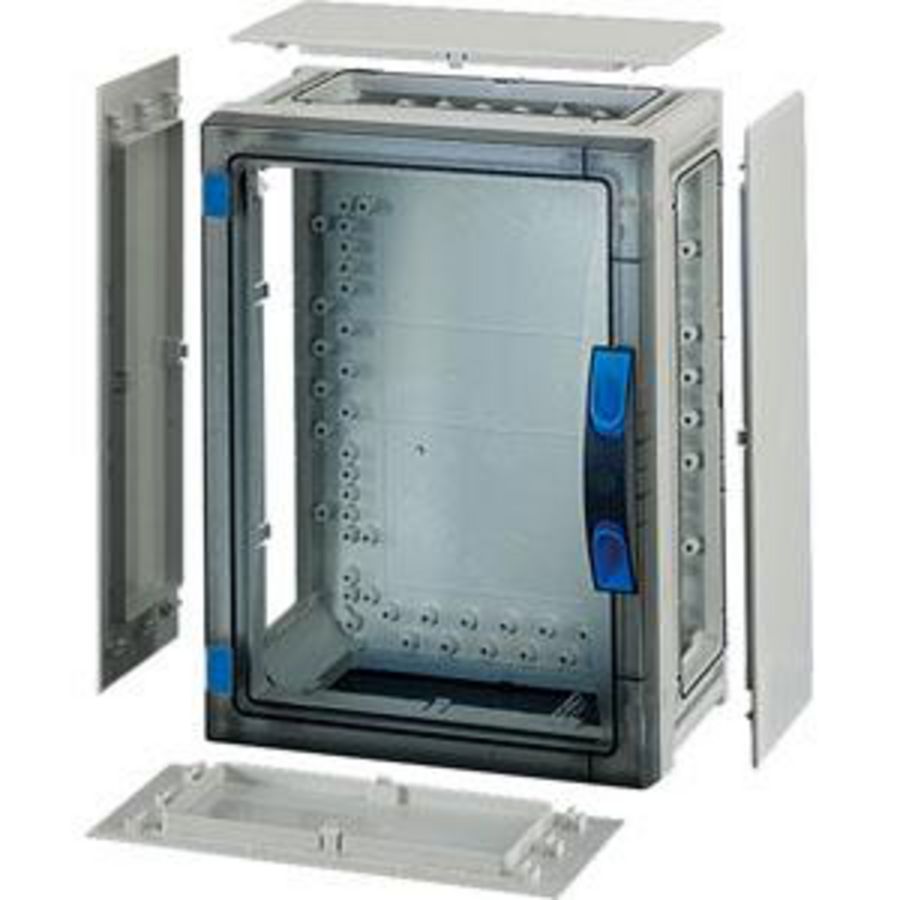 L. beh. BM2 276x366x186 wand Dicht Transparante deur