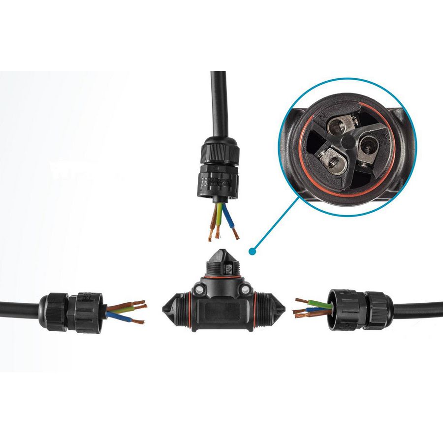 Kabelaftakmof IP68 3P 0,75-1,5mm² 32A 450V