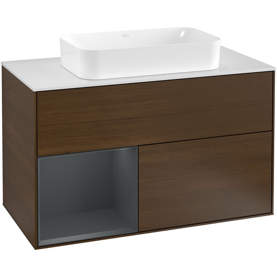 Wastafelonderkast Finion 1000x603x501mm W.Veneer G241HGGN