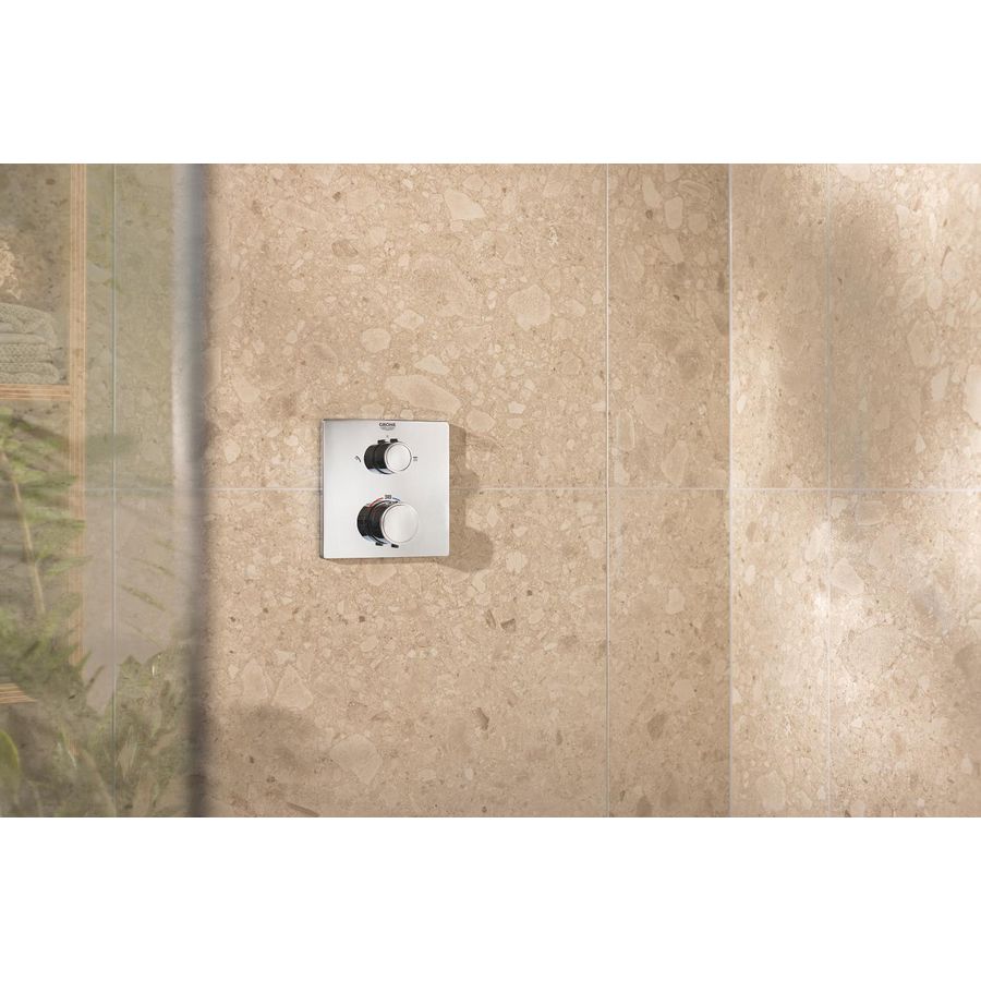 Precision Shower set 250 vierkant chroom