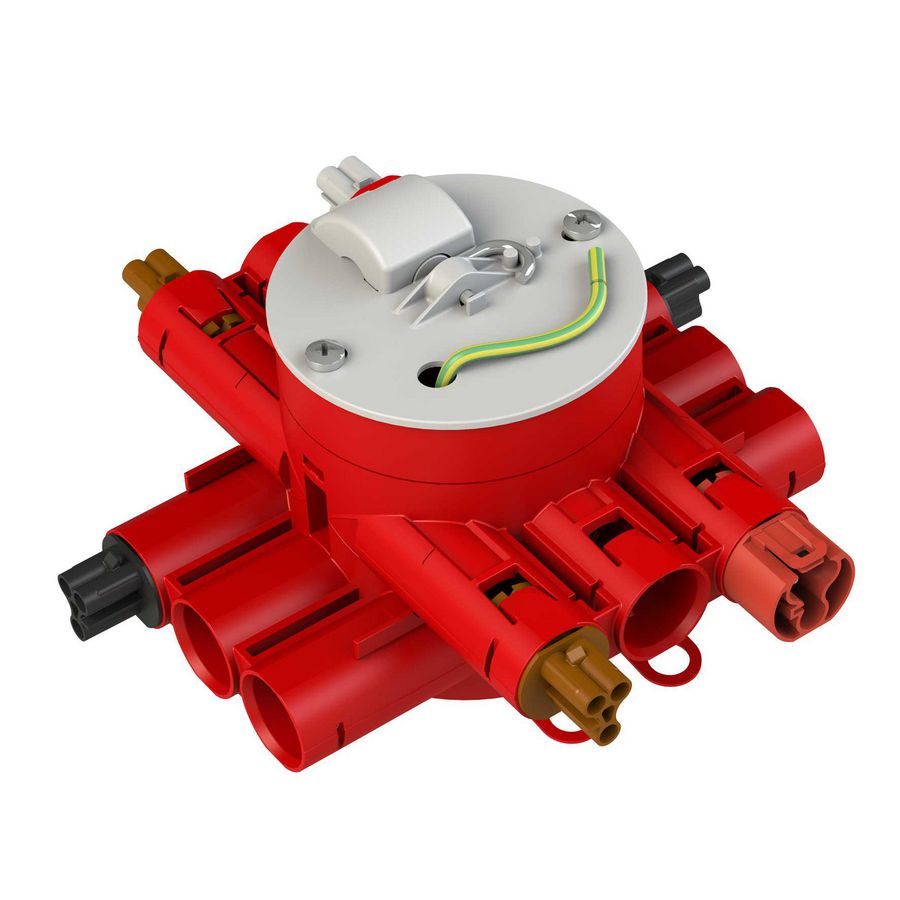 Stekerbare centraaldoos CW75-WT2-brandwerend