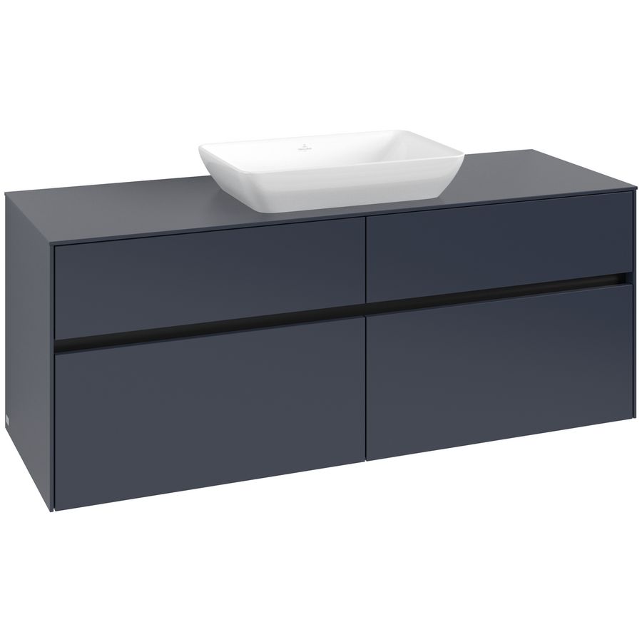 Wastafelonderkast Collaro 1400x548x500mm Marine Blue C116B0VQ