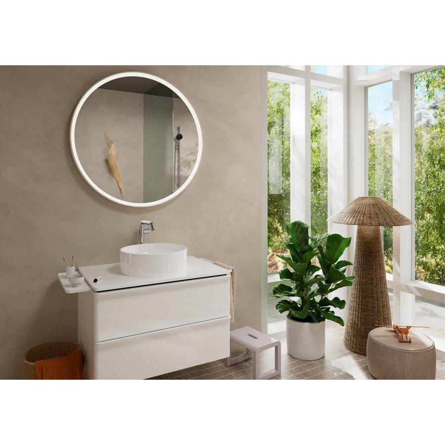 Tecturis S 1-hendel wastafelmengkraan 240 Fine highriser CoolStart chroom