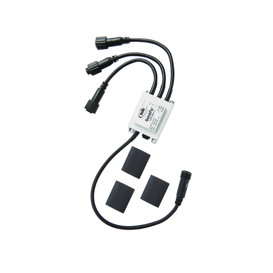 Verdeeldoos met 3 uitgangen IP67 Max 1800W 001-033