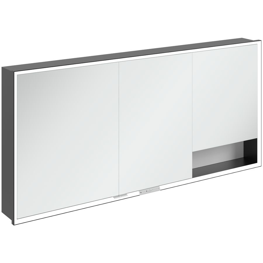 Inbouw-spiegelkast My View+ 1600x750x168mm Pure White