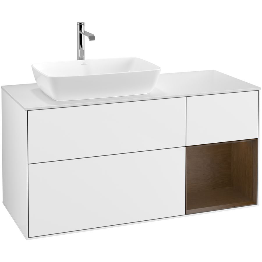Wastafelonderkast Finion 1200x603x501mm G.White.L G811GNGF