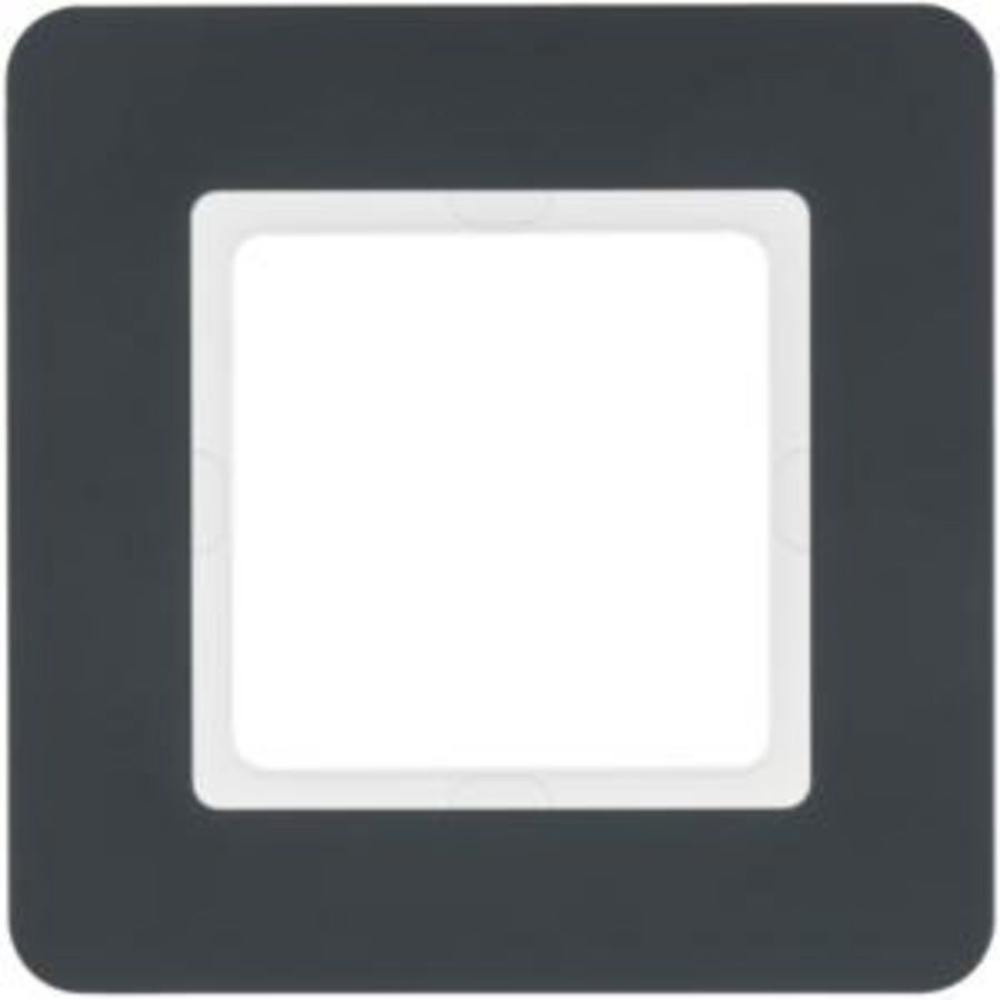 Afdekraam 1-voudig berker Q.7 antraciet soft-finish