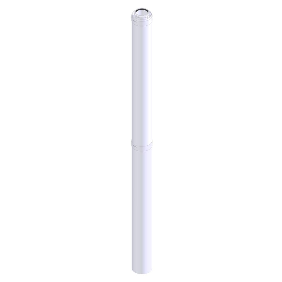 Pijp Ø80 x Ø125 x 2000mm d-p/a