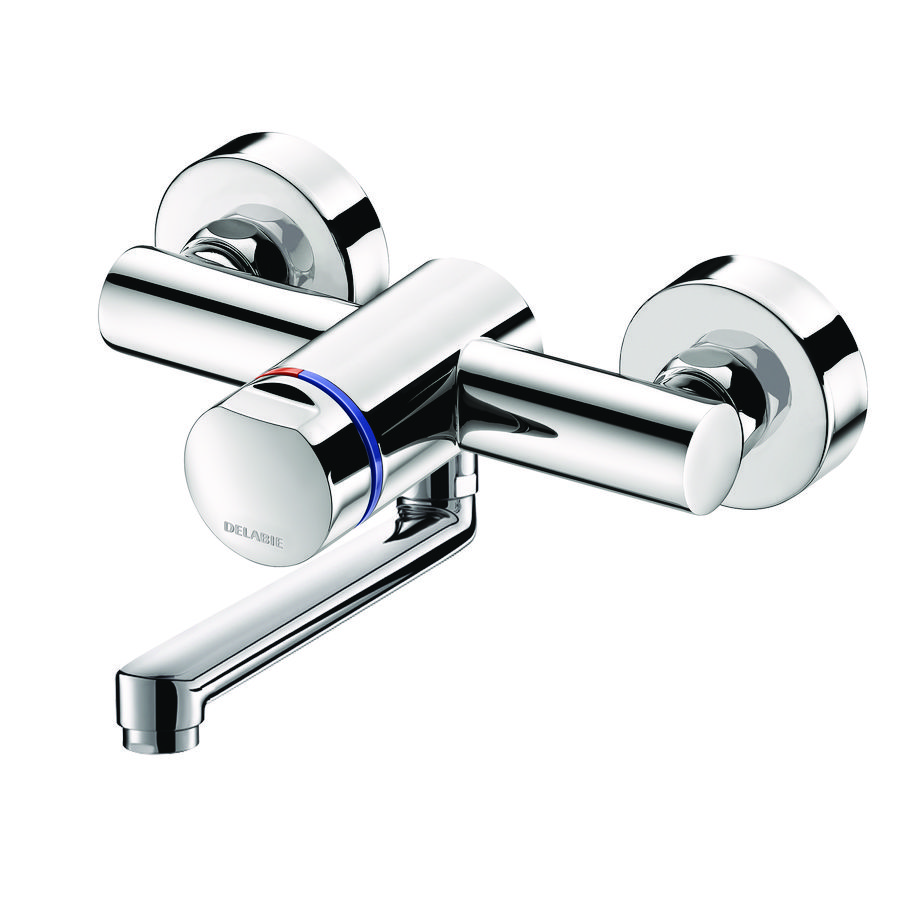 Wastafelmengkraan M1/2" 7 sec as 150 vaste uitl.L.150