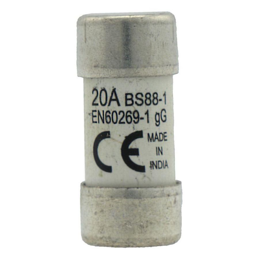 Zekering laagspanning 20A AC 415V 13x29mm gL/gG BS VVE=20