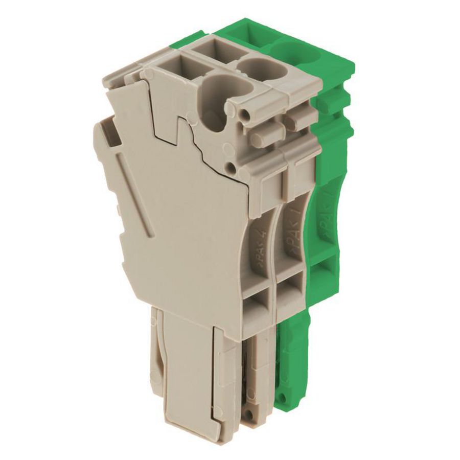 Plug Plug-in groen d.beige 2.5mm² 24 A, 1106320000 VVE=25