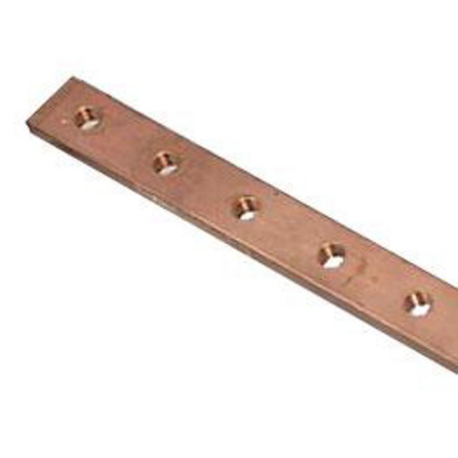 Koperen staaf 12x2mm M5