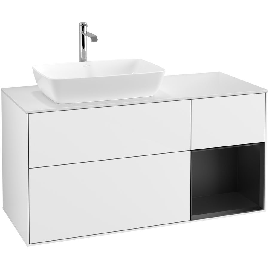 Wastafelonderkast Finion 1200x603x501mm G.White.L G811PDGF