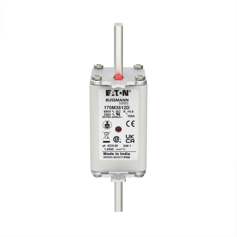Zekering hoge snelheid 100A AC 690V 200kA 1 aR IEC VVE=6