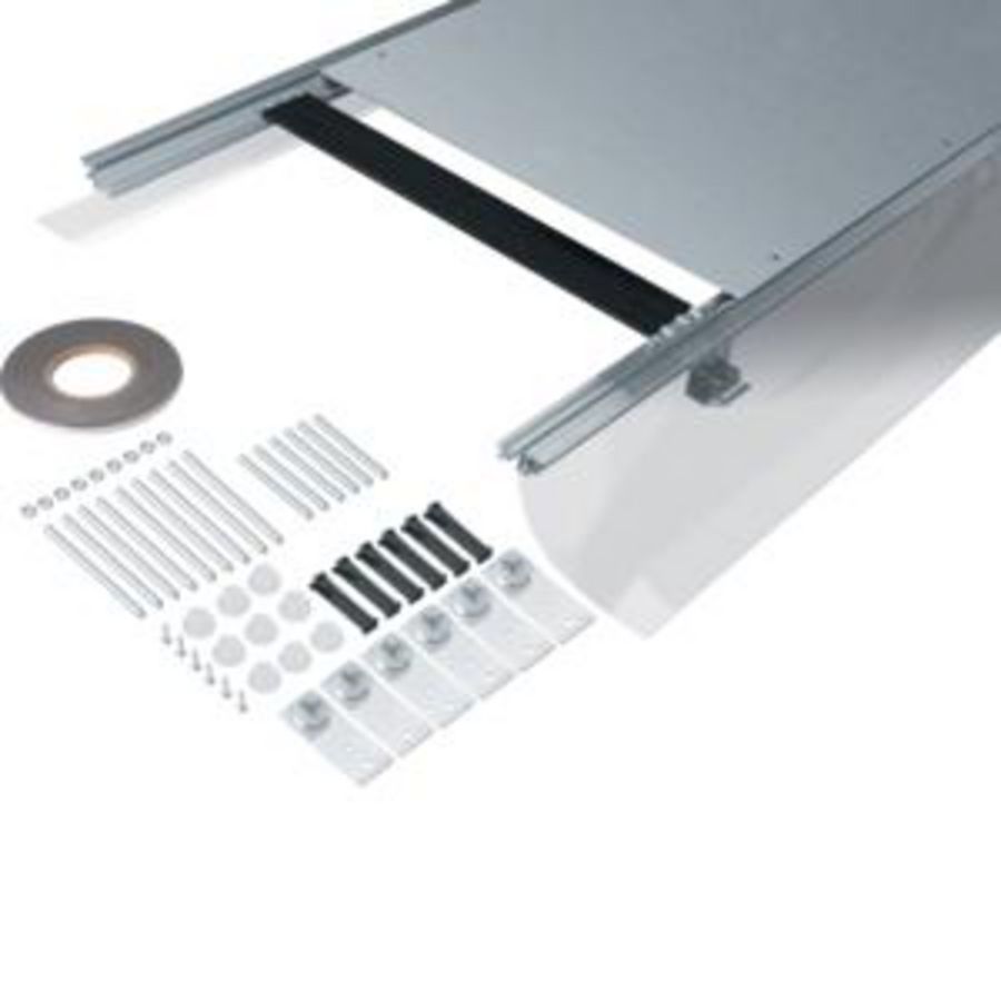 Vloergoot bovenliggend flexibele wand 600x145-190mm VVE=2