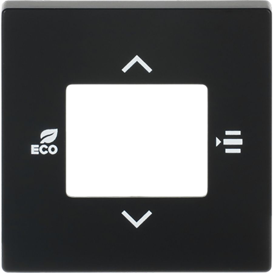 KNX Centraalplaat voor thermostaat f-antraciet (6109/03-81)