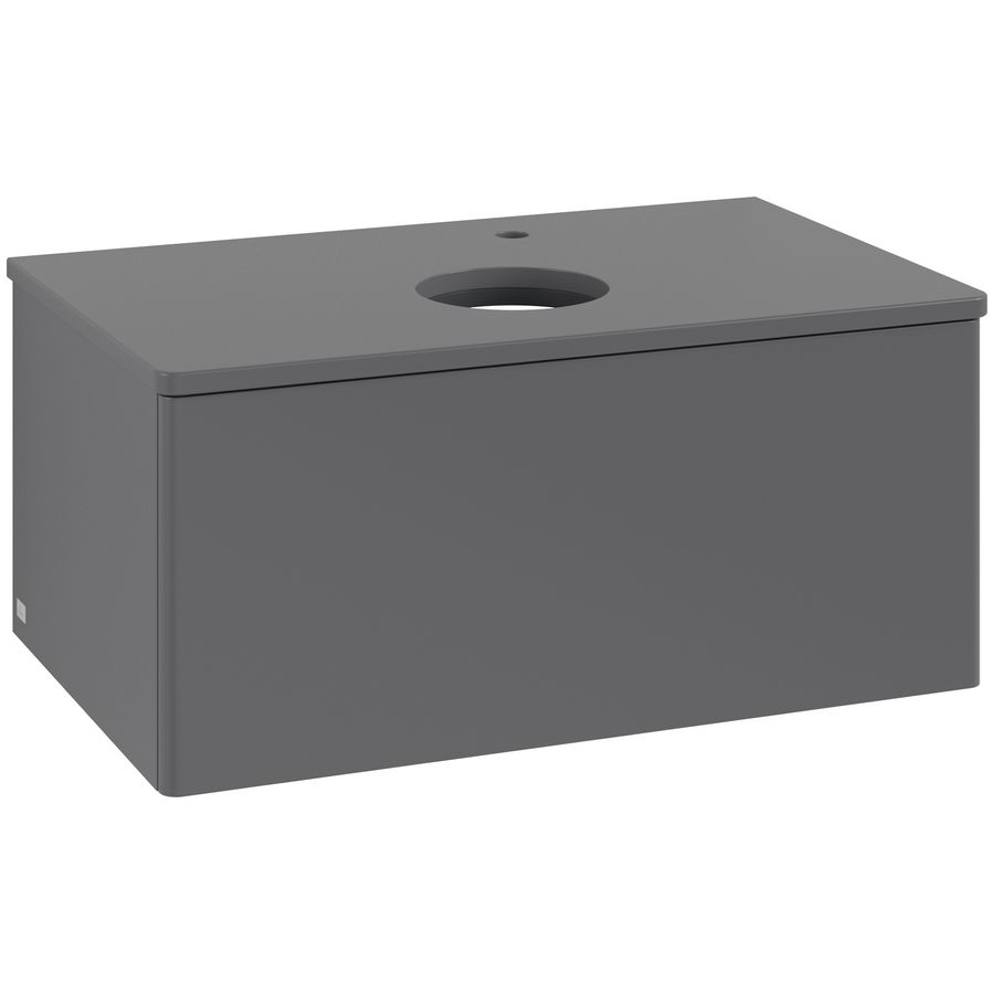 Wastafelonderkast Antao 800x360x500mm Antr. Matt Lacquer K30050GK