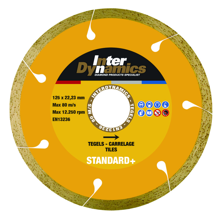 Diamantzaagblad Tegel Standard+ 180mm asgat 22.23mm