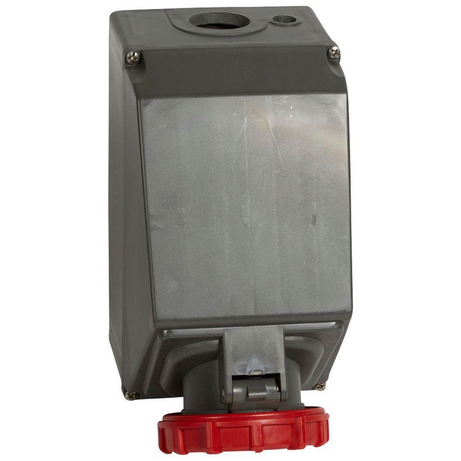 Opbouw wandcontactdoos 400V 125A 4-polig IP67 Hypra