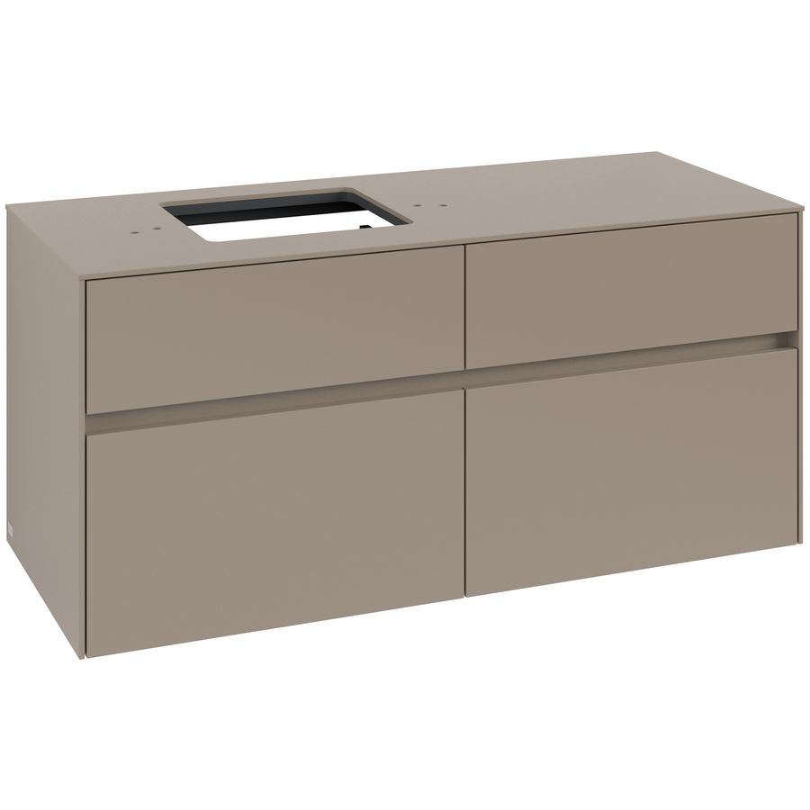 Wastafelonderkast Collaro 1200x548x500mm Taupe C12900VM