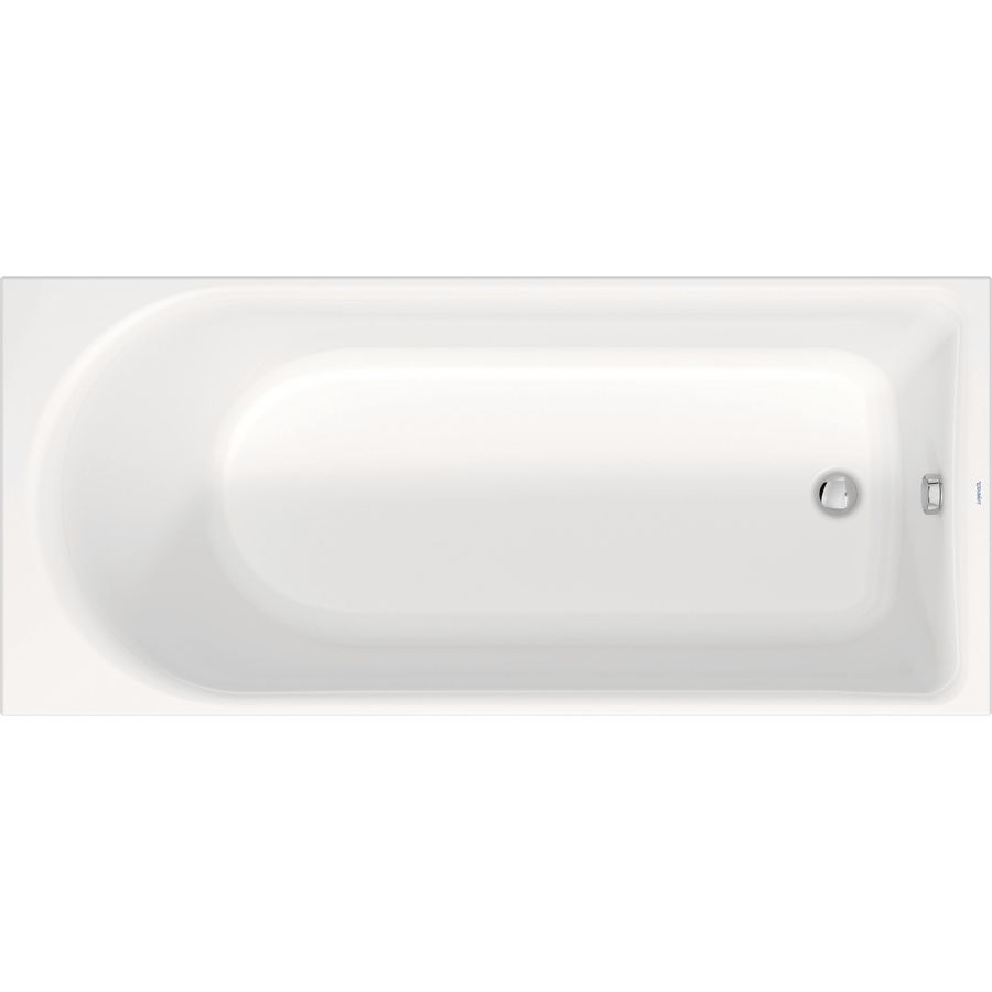 D-Neo ligbad wit 1800x800mm afvoer aan korte  zijde